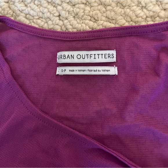 Sheer Urban Outfitters Top, Purple, Size Small - Picture 3 of 3